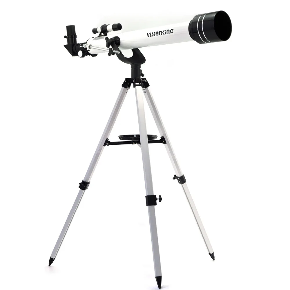 Visionking 60 700 (60/700 мм) белый Космос фотолуна Юпитер наблюдение с штативом|telescope