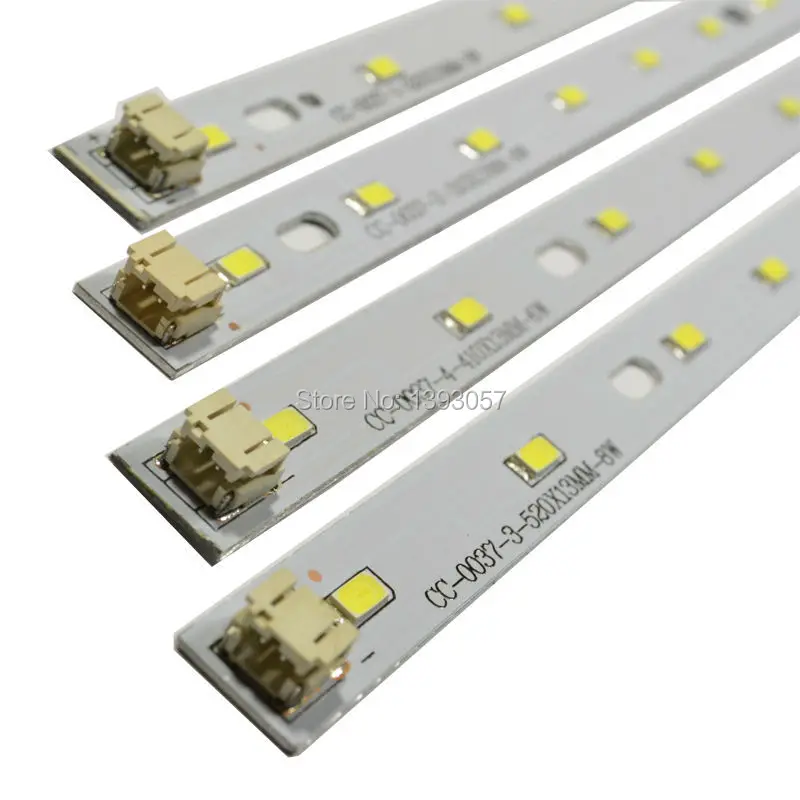 5730SMD Epistar чип светодиодный светильник, 3 Вт 6 Вт 8 Вт Светодиодная лента 100-110лм/Вт Супер яркость с кабельным разъемом