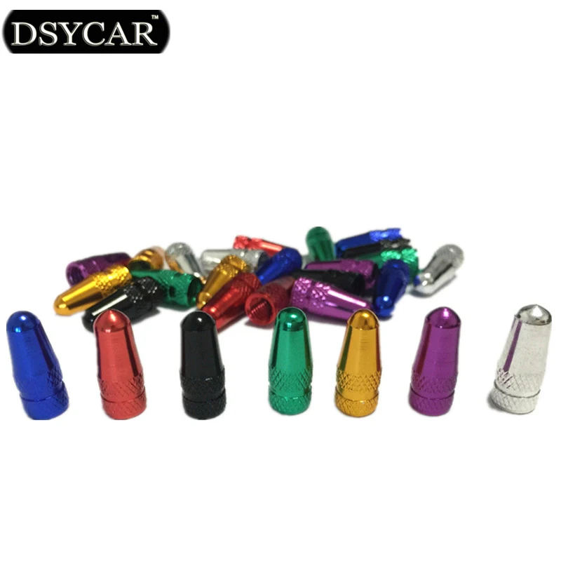 

DSYCAR 12Pcs/lot Universal Bike Tire Wheel Valve Cap Dust cover Bike Styling DIY Decoration Accessories