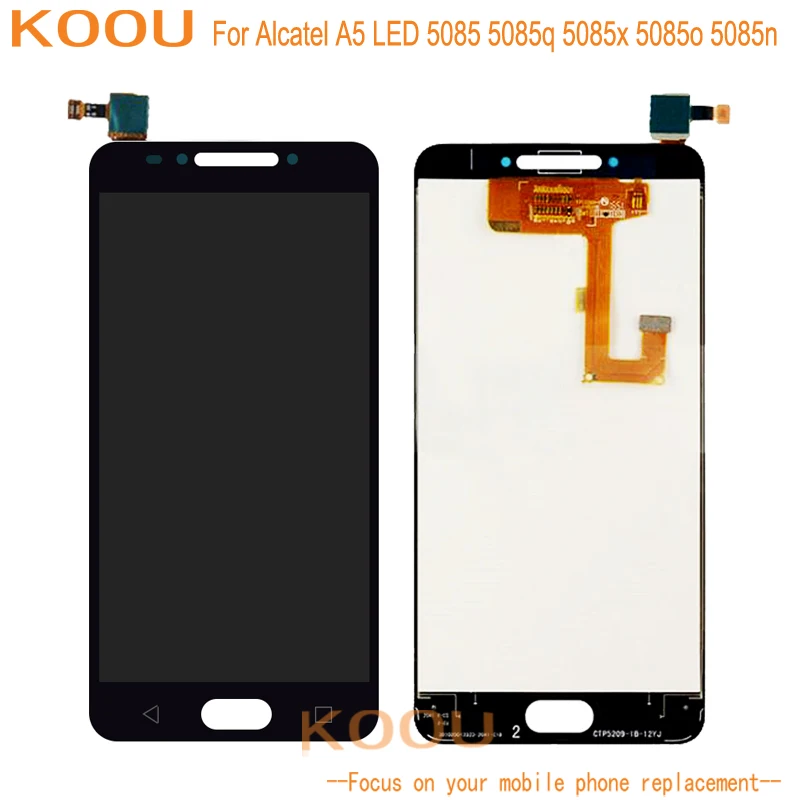 

LCD Display For Alcatel A5 LED 5085 5085q 5085x 5085o 5085n Touch Screen Digitizer Assembly Replacement Mobile Phone LCDS