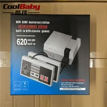 DHL 20 шт./партия Мини Ручной Ретро Классический игровой плеер семейный ТВ игровая консоль детство 2 геймпад в комплекте с 620 играми