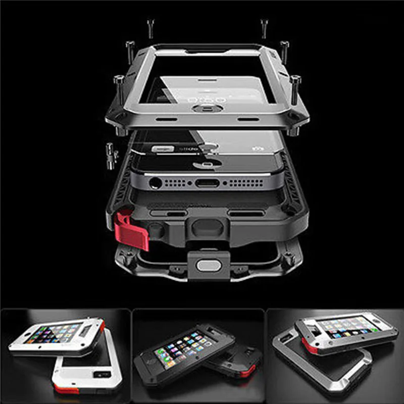 imágenes para Hombre fresco armadura verano heavy duty fuerte funda impermeable para iphone 5/5S/SE/5c 6/6 s 6 s más 6 más 5.5 ''Full Body cubierta de la Funda imágenes para Hombre fresco armadura verano heavy duty fuerte funda impermeable para iphone 5/5S/SE/5c 6/6 s 6 s más 6 más 5.5 ''Full Body cubierta de la Funda