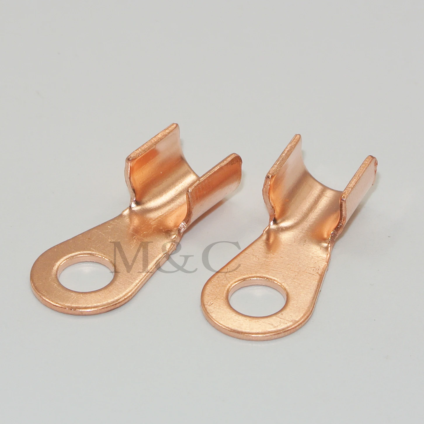 OT 200A 200pcs/bag 200A Battery Cable Connector Circular 10.2mm Splice Crimp Ring Terminal Cable