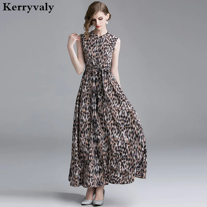 leopard print summer dress
