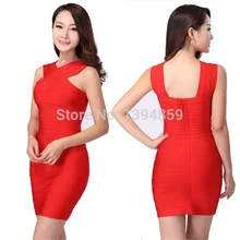 2016 new fashion high quality sleeveless Spitze abend bodycon bandge kleid v mini verband-kleid AA-491