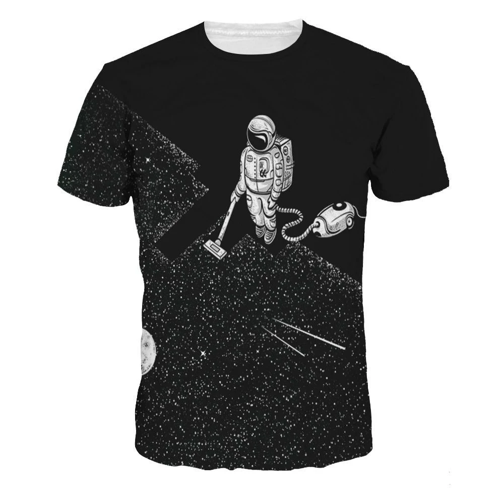 space themed birthday shirt