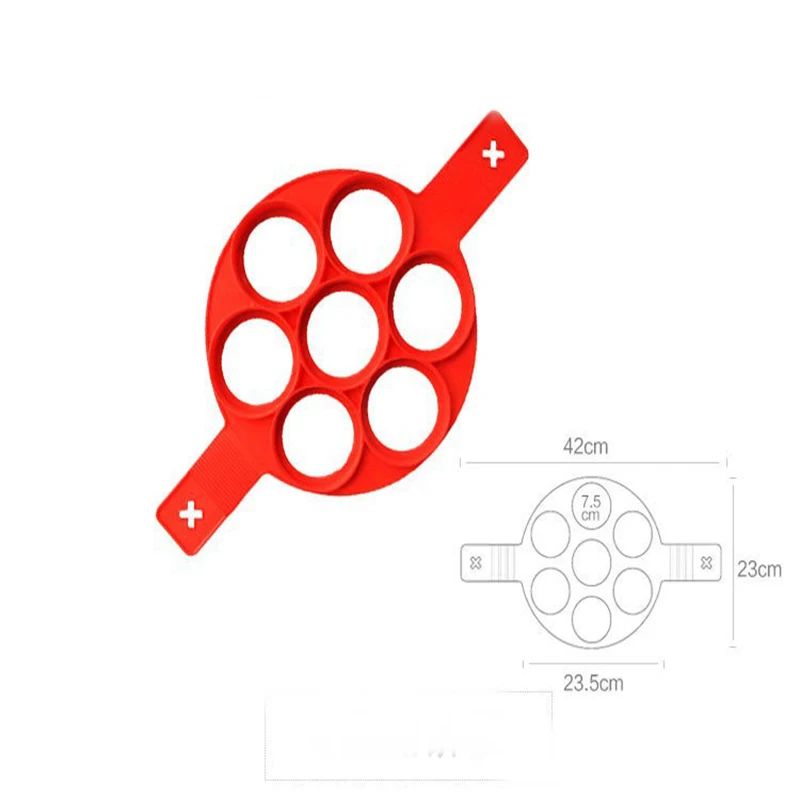 Жареная Форма для яиц форма для блинчиов силиконовые формы антипригарное простое управление Блинный омлет пресс-формы для кухни panqueca