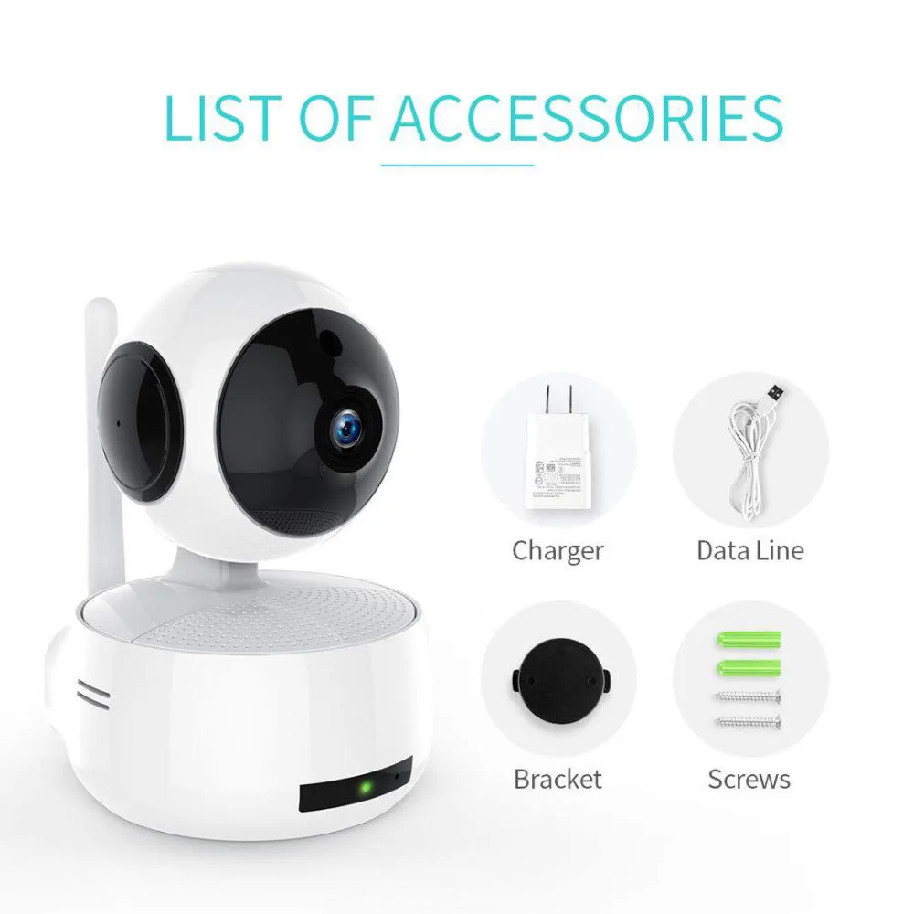 Lista Pengbo seguridad inalámbrica IP Cámara wifi 1080 p wi-fi Video vigilancia P2P mini CCTV Camara Onvif Ip del Monitor del bebé cámara