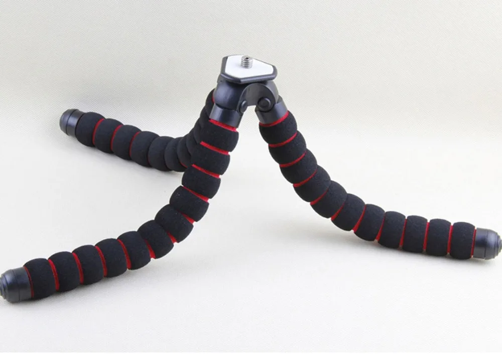 Kaliou Middle Size Flexible Sponge Octopus Tripod Table Desk Mini Tripod for Gopro 6 5 4 3 2 1 SJCAM SJ4000 Sports Action Camera