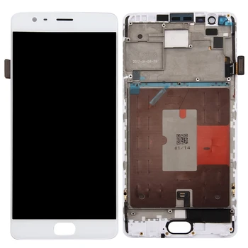 

High Quality LCD Screen and Digitizer Full Assembly Lcd Replacement Glass For OnePlus 3T with Frame