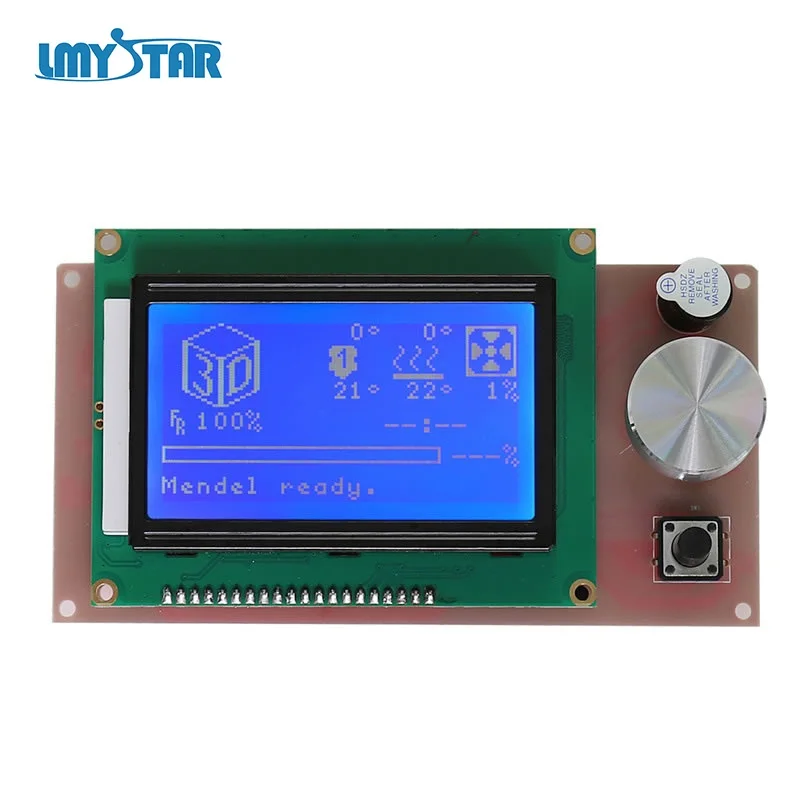 LMYSTAR 12864 LCD Display Screen Module 128x64 Blue Screen