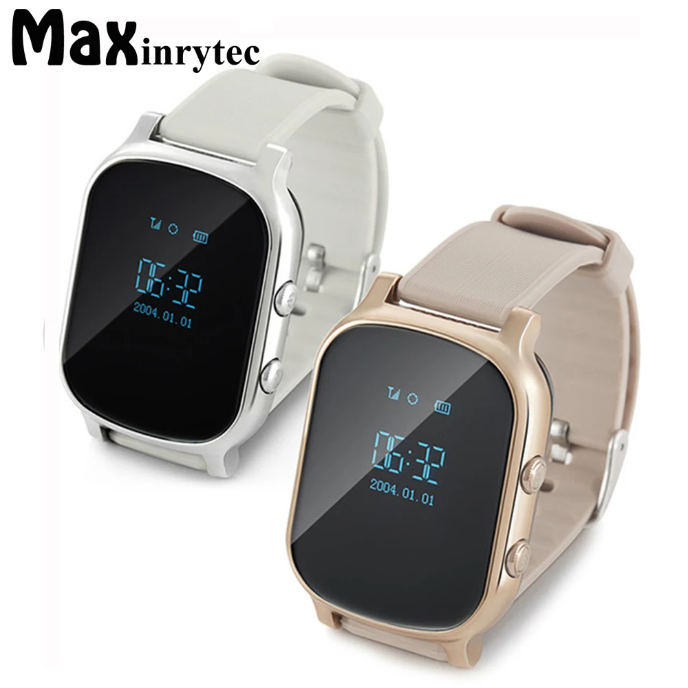 Maxinrytec GPS Kids old man Smart Watch GPS WIFI SOS LBS Locate Finder emergency call GPS smartwatch T58 for elderly children