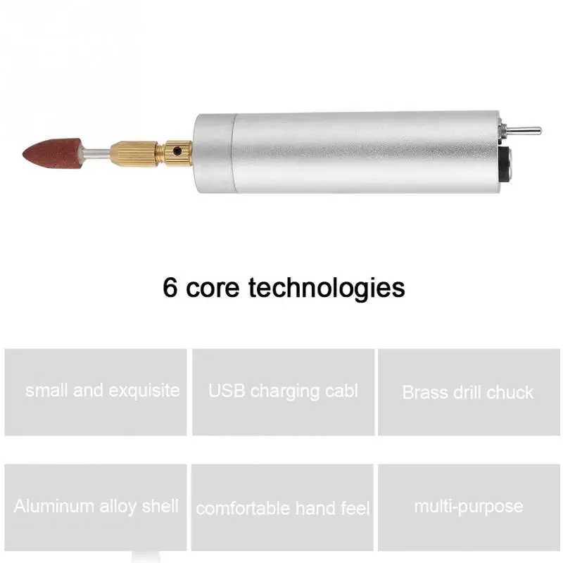 5 в USB аккумуляторная мини электрическая дрель DIY шлифовальный полировальный гравировальный станок набор инструментов