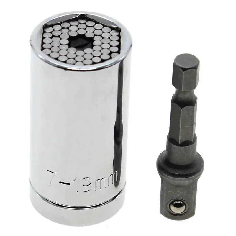 

2Pcs 1 Set Universal Adapter Grip + Power Drill Adapter Tool 7-19mm