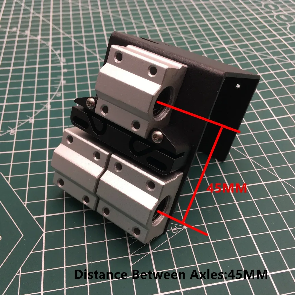 Reprap 3D принтер Prusa i3 Anet все металлические X каретки с держателем ремня для MK8 экструдер 45 мм стержень расстояние экструдер каретки