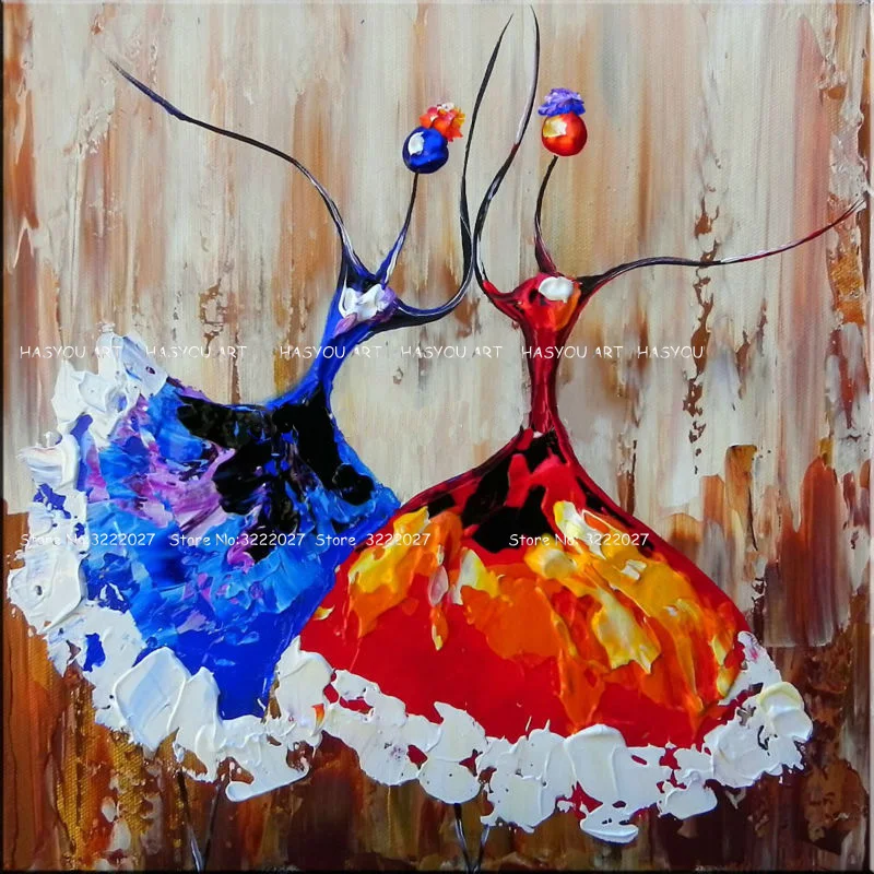 Unframed-3PC-Modern-Abstract-Ballet-Dancer-Hand-Painted-Oil-Painting-On-Canvas-Wall-Art-Picture-For (4)