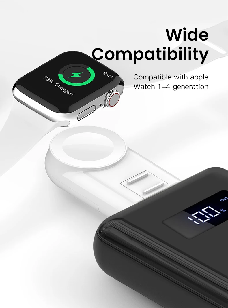 ESVNE быстро Qi Беспроводной Зарядное устройство для наручных часов Apple watch 1/2/3/4 USB беспроводной зарядки для наручных часов iwatch