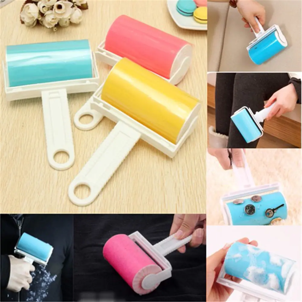 Reusable Washable Roller Dust Cleaner Lint Sticking Roller for Clothes