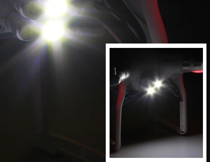 RCstyle Large LED Head Light Lamp For DJI Phantom 3 Quadcopter