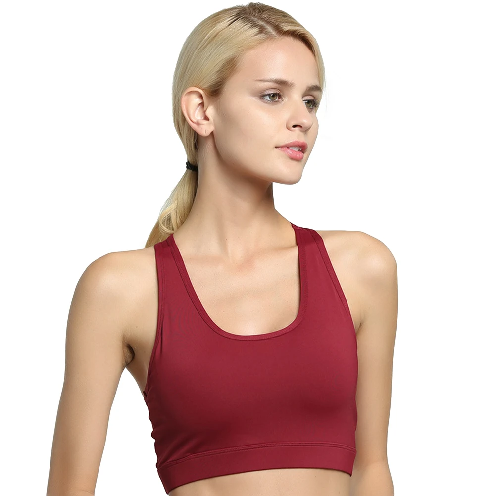 Buy Women Wireless Shockproof I shaped Sports Bra