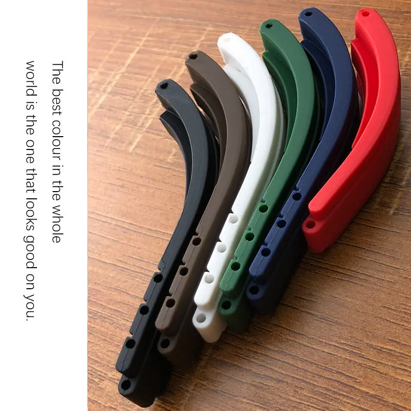 20mm 21mm Nature Silicone Rubber Watchband High Quality Watch Strap Special for Role Submariner Daytona GMT OYSTERFLEX Watch