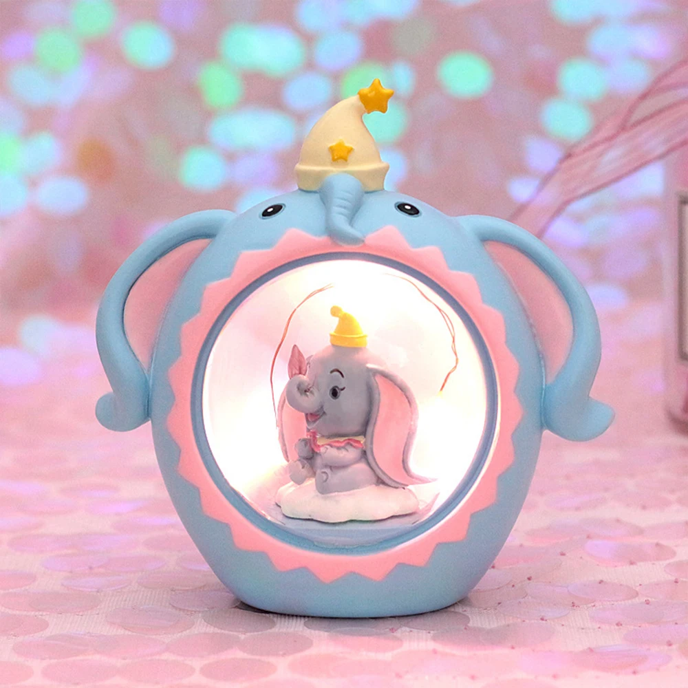

Cartoon LED Night Light Elephant Lamp for Baby Children Kids Toys Birthday Gift Home Hamster Decorative Light Cat Table Lighting