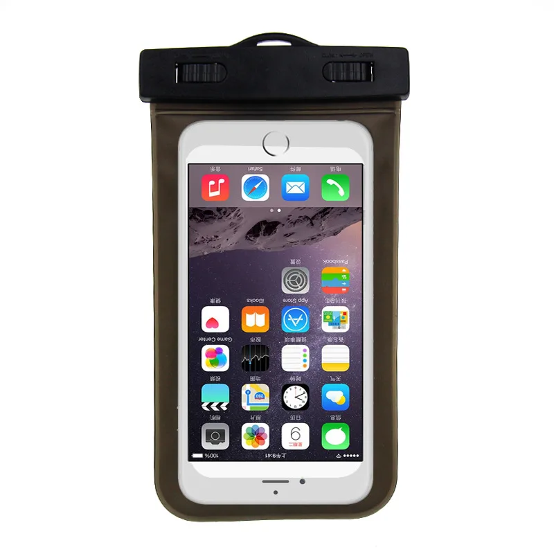 

New mobile phone waterproof bag drifting touch screen transparent mobile phone bag beach diving mobile phone sets