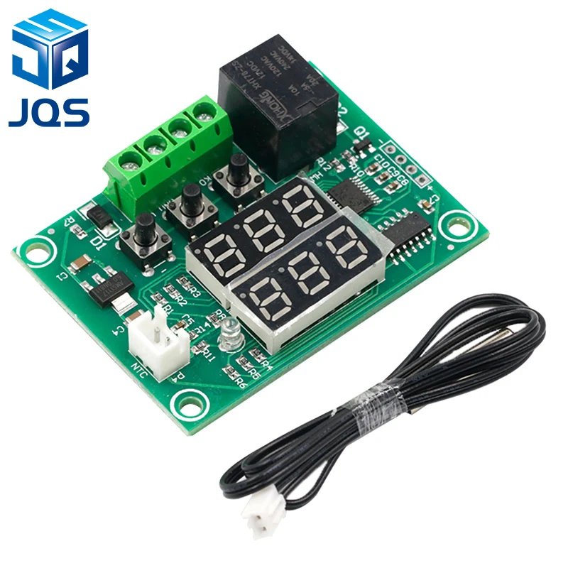 

XH-W1219 DC 12V Dual LED Digital Display Thermostat Temperature Controller Regulator Switch Control Relay NTC Sensor Module