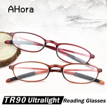 Ahora TR90 Сверхлегкий очки для чтения ридер Для мужчин Для женщин Легкий дальнозоркости пресбиопические очки+ 1,0 1,5 2,0 2,5 3 4,0