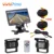 AMPrime 7 “LCD A Doppia della Macchina Fotografica di Backup Car Rear View Monitor Kit per il Camion Bus RV 18 Notturna di IR LED visione Retrovisore della Macchina Fotografica di Inverso