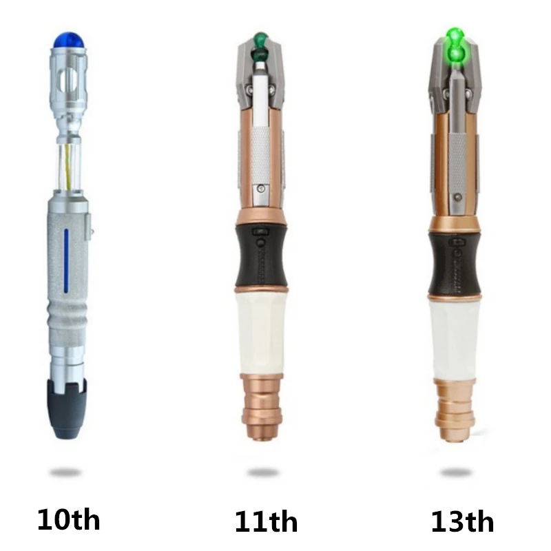 Beste Nieuwe 10th 11th 12th Schroevendraaier Cospaly Licht amp; Sounds Offici euml;le Sonic Speelgoed Arts Dr. DIE Collector Action figure speelgoed Kerst cadeau