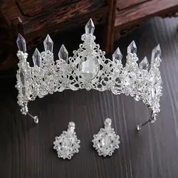 Благородный свадебная тиара невесты корона оптом в интернет-магазине Свадебные аксессуары coroa Para Noiva 003