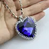 New Austrian Crystal Heart Of Ocean Pendant Necklace The Gift for Girl Friend Love Forever Fashion Jewelry Chain Necklace ► Photo 2/6