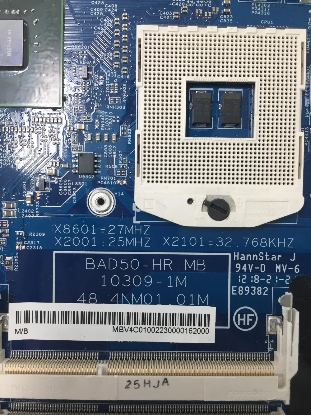 SHELI لشركة أيسر أسباير 8573 اللوحة المحمول 48.4NM01.01M