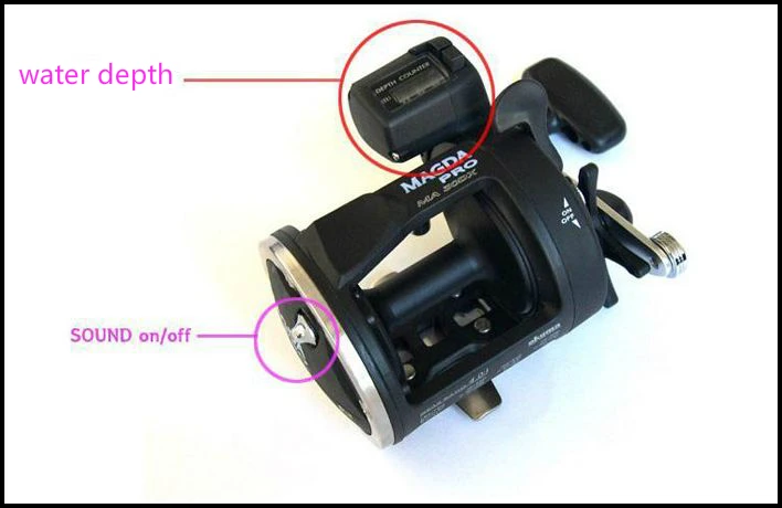 Equipamento de Pesca do Mar Okuma Magda Tambor Carretel Cabo Dobadoura Pesca Redonda Contagem Mão Direita Ma-45dx 8 Equipamento de pesca okuma magda Ma-45dx tambor