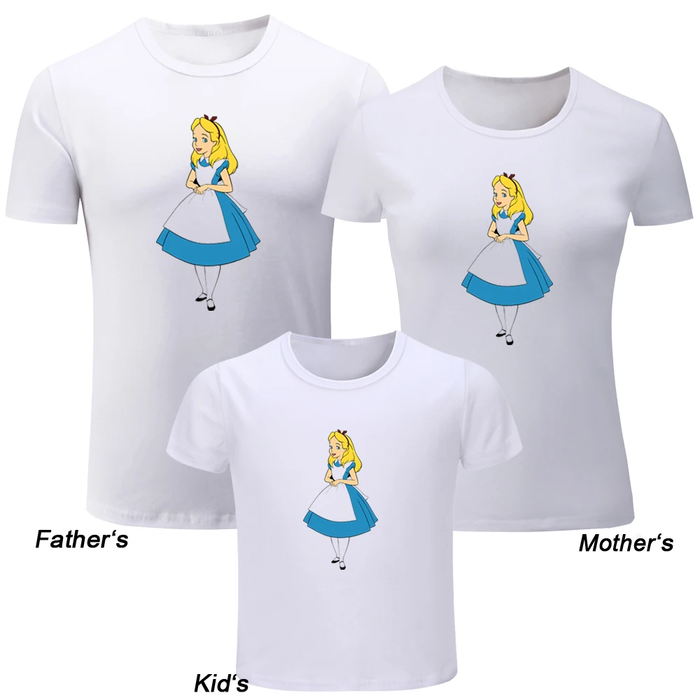 

Alice-gentlewoman Deluxe Design Summer Family Day T-shirts Mens Womens Kids Childs Printing Tshirt Graphic Tees Pullover Tops
