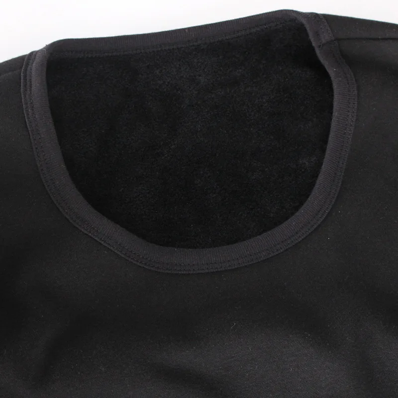 plus size thermal underwear men autumn winter cotton thick super soft thick loose warm long johns shirt+pants underwear set