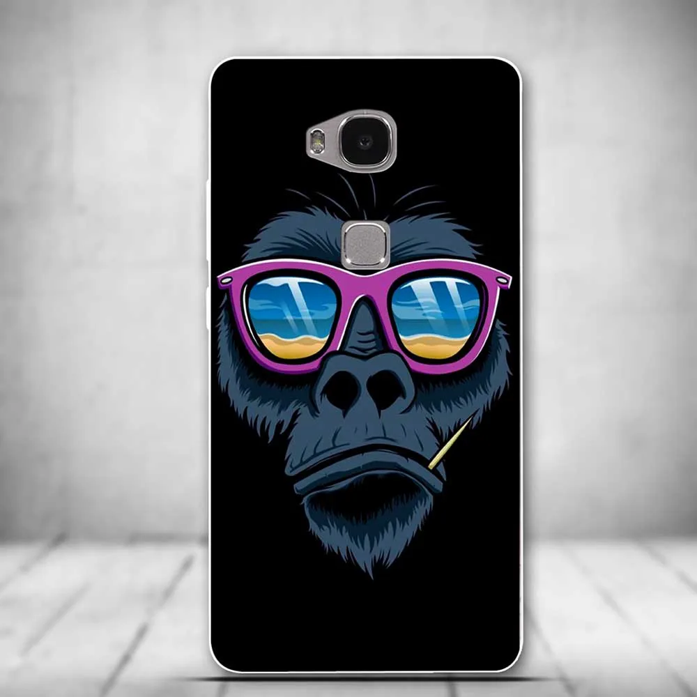 Чехол из ТПУ для Huawei Honor 5X мягкие силиконовые чехлы GR5 чехол телефона разноцветные