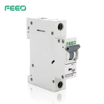 

FEEO FE7-63 1P 230V 6A 10A 16A 20A 25A 32A 40A 50A 63A MCB Miniature AC Circuit Breaker