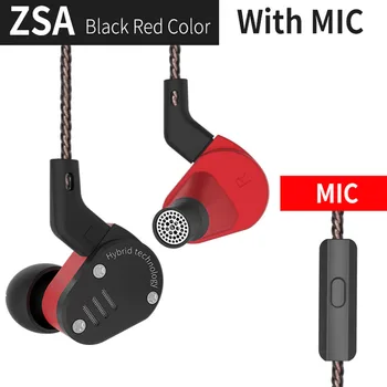 

KZ Metal Earphone In Ear Monitors Sports Headsets Armature And Dynamic Hybrid Bass Noise Cancelling Earphones For Mobile Phone