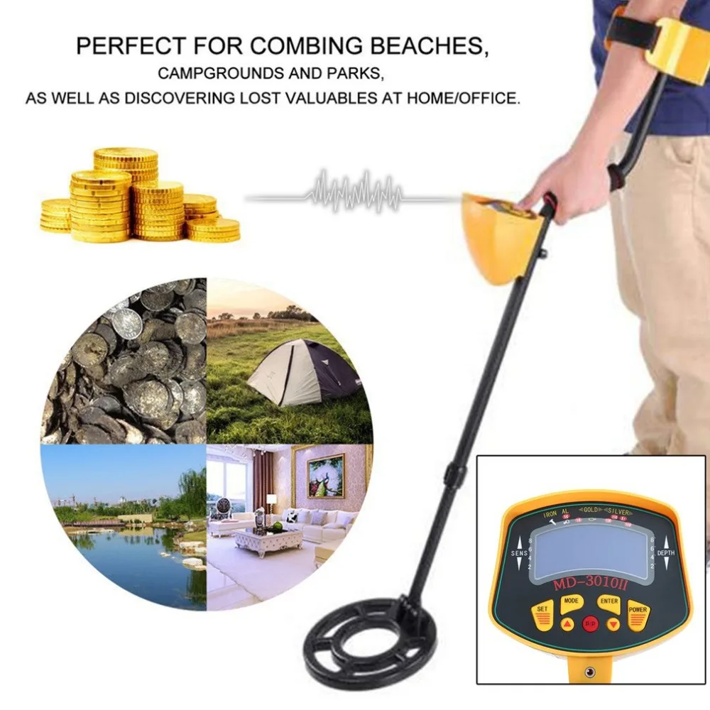 

Newest Professional Metal Detector LCD Screen High Sensitivity Underground Deep Target Gold Treasure Hunter Seeking Tool
