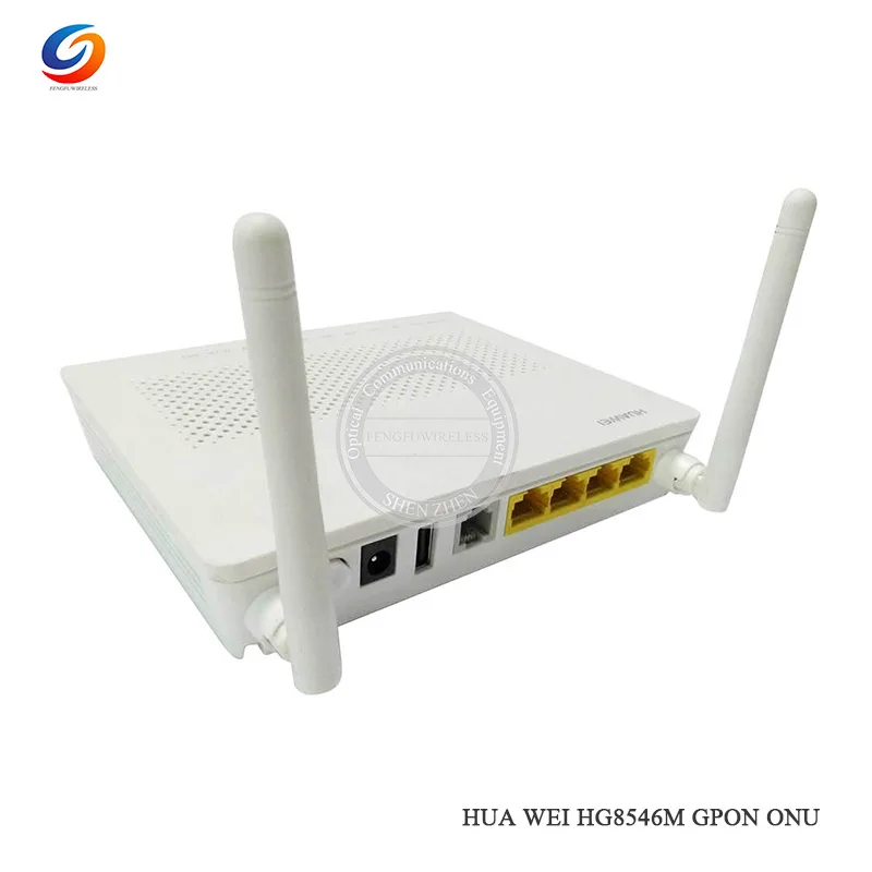 Оптовая продажа 10 шт. оригинальный Huawei Second-hand GPON ONU HG8546M с 1GE + 3FE 1 * порт телефона wifi