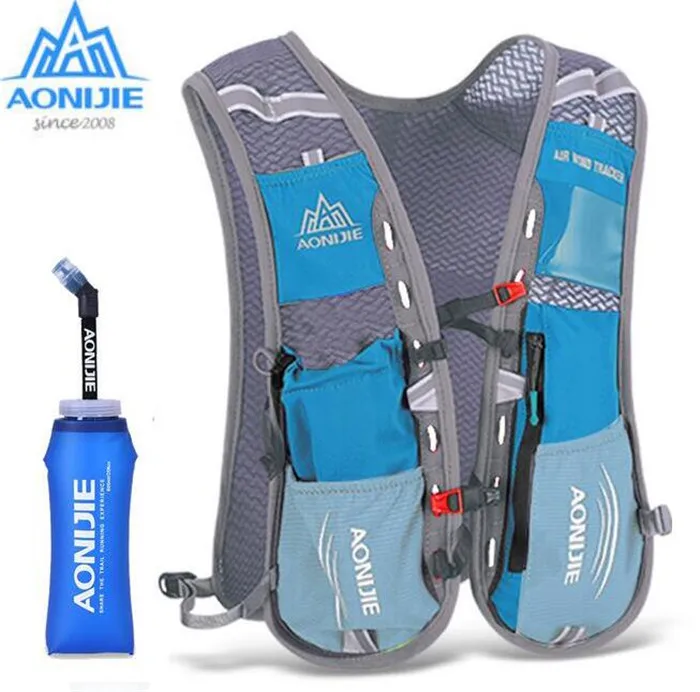 Prix pour Aonijie 5l hommes femmes de course sac à dos sports de plein air trail course marathon randonnée remise en forme sac hydratation gilet pack 600 ml bouilloire Prix pour Aonijie 5l hommes femmes de course sac à dos sports de plein air trail course marathon randonnée remise en forme sac hydratation gilet pack 600 ml bouilloire
