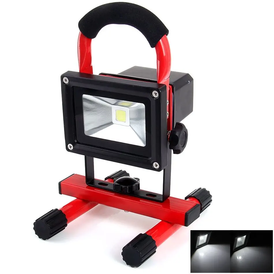 

New Arrival Quality Floodlights 10W Rechargeable Led Worklight Outdoor Light 240V Cold White Camping Work Light With Charger