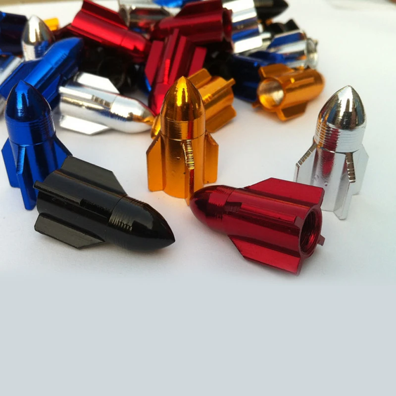 4 шт./компл. универсальные алюминиевые шины клапан пылезащитные крышки в форме