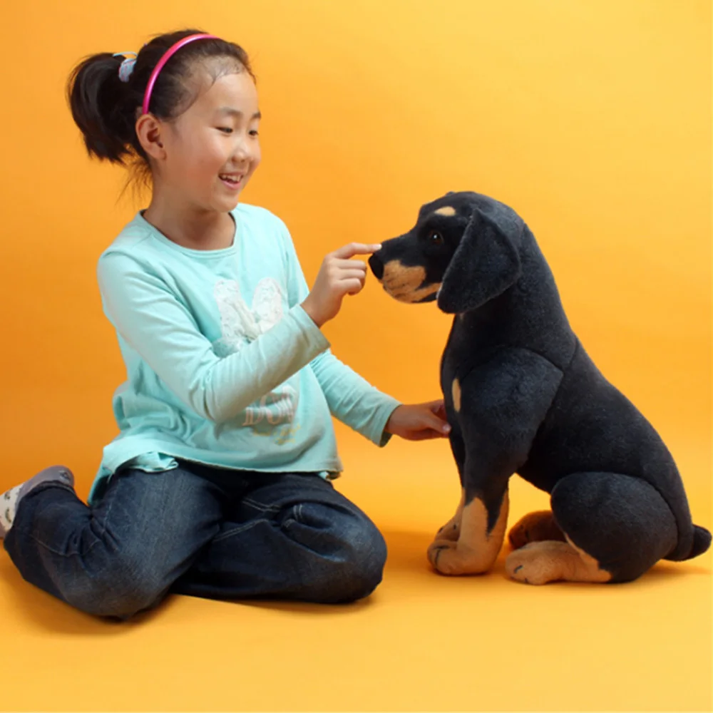 

Fancytrader 28'' / 70cm Giant Stuffed Plush Simulated Animal Rottweiler Dog Toy Great Present Gift