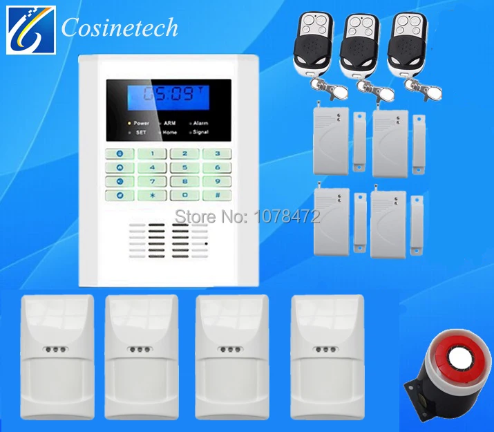 

Cheap good quality GSM PSTN security ALARM system Wireless wired home safe Alarm System with pet immune friendly PIR sensor