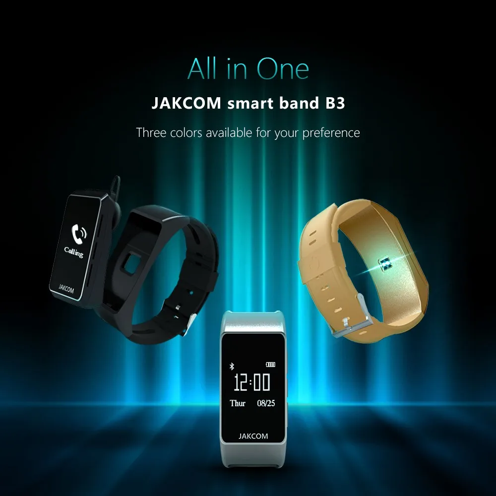 Jakcom B3 Smart Band горячая Распродажа в Напульсники как pulsometros lerbyee qs80