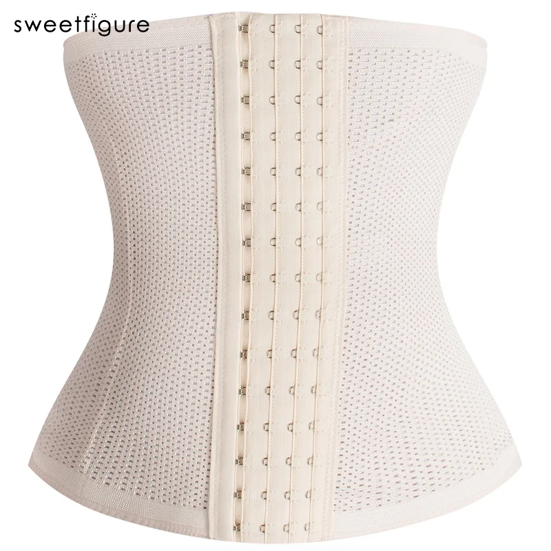 Waist Trainer Corset Body Shaper Women Cincher Post-baby Control Underbust Breathable Slim Shapewear Body Belt Modeling Strap backless shapewear