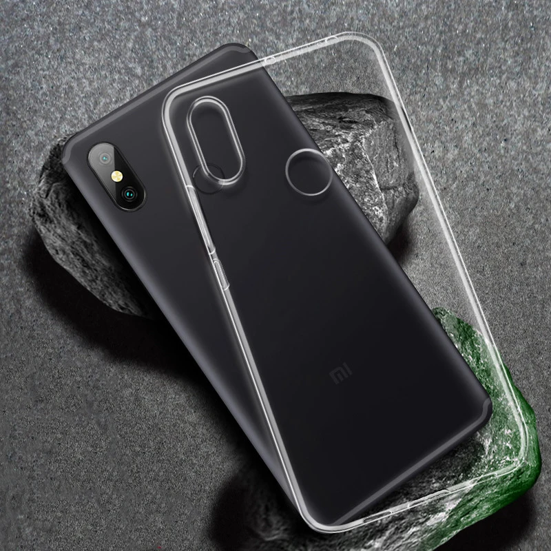 

For Xiaomi Mi Max Mi Max 3 Silicone Case Protective Cover Handytasche Clear-transparent Screesaver Hard Glass